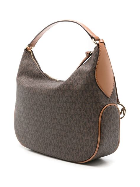 michael kors white monogram hobo bag medium|Michael kors hobo handbag + FREE SHIPPING .